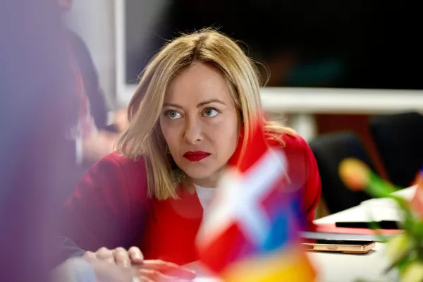 Foto Filippo Attili/Palazzo Chigi/LaPresse 
20 marzo 2025 Bruxelles
Politica 
Il Presidente del Consiglio Giorgia Meloni al Consiglio Europeo

DISTRIBUTION FREE OF CHARGE – NOT FOR SALE – Obbligatorio citare la fonte LaPresse/Palazzo Chigi/Filippo Attili