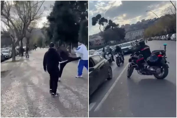 Napoli, il video del papà che spara sul lungomare dopo un giro gratis sulle giostre regalato ai figli: due feriti e panico ma per il sindaco “solo una rissa”
