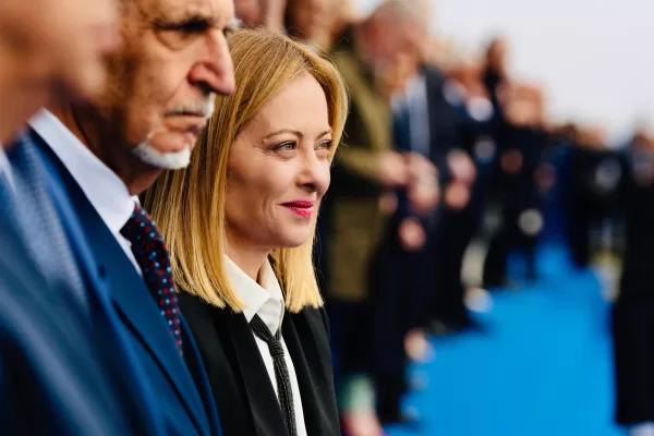 Il Presidente del Consiglio, Giorgia Meloni,  alle celebrazioni del 173° Anniversario della fondazione della Polizia  
Roma (Italia) 10 aprile 2025 (Foto Filippo Attili/Palazzo Chigi/LaPresse)

DISTRIBUTION FREE OF CHARGE – NOT FOR SALE – Obbligatorio citare la fonte LaPresse/Palazzo Chigi/Filippo Attili