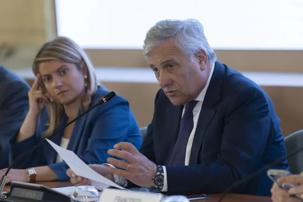 MARIA TRIPODI – POLITICA , ANTONIO TAJANI – MINISTRO DEGLI AFFARI ESTERI E DELLA COOPERAZIONE INTERNAZIONALE