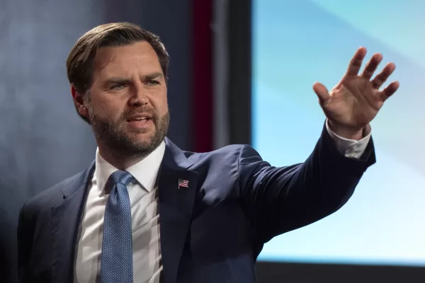 FILE – Vice President JD Vance leaves after speaking at the Congressional Cities Conference of the National League of Cities on Monday, March 10, 2025, in Washington. (AP Photo/Mark Schiefelbein, file) 



Associated Press / LaPresse
Only italy and Spain