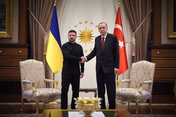 VOLODYMYR ZELENSKY PRESIDENTE UCRAINA RECEP TAYYIP ERDOGAN PRESIDENTE DELLA TURCHIA