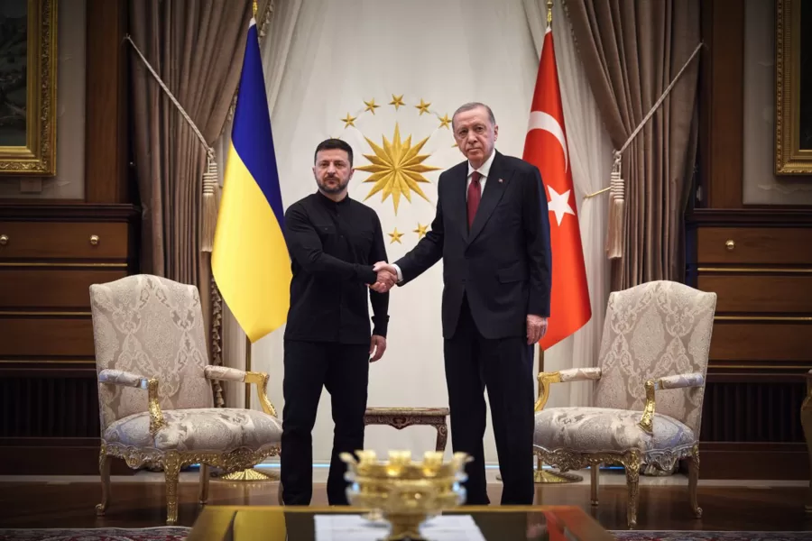 VOLODYMYR ZELENSKY PRESIDENTE UCRAINA RECEP TAYYIP ERDOGAN PRESIDENTE DELLA TURCHIA