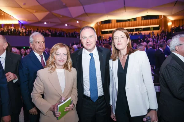GIORGIA MELONI POLITICO, EMANUELE ORSINI PRESIDENTE CONFINDUSTRIA, ROBERTA METSOLA PARLAMENTO EUROPA GIORGIA MELONI POLITICO, EMANUELE ORSINI PRESIDENTE CONFINDUSTRIA, ROBERTA METSOLA PARLAMENTO EUROPA