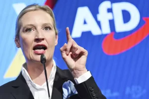 FILE – Alice Weidel, co-leader of the Alternative for Germany (AfD), speaks during the election party at the party’s headquarters in Berlin Germany, Feb. 23, 2025. (Soeren Stache/DPA via AP, Pool, File)


Associated Press/LaPresse