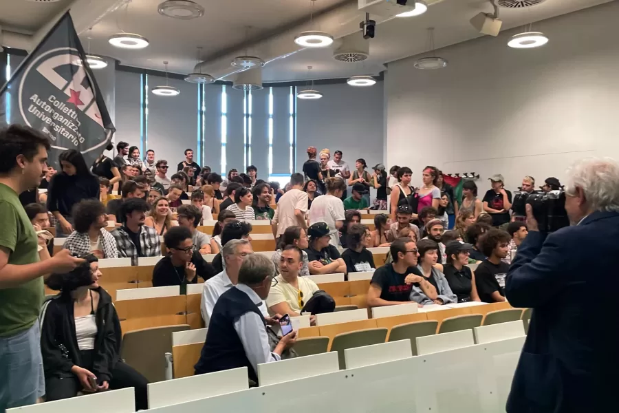 Noi, Studenti per Israele sotto attacco dei pro-Pal: lanciavano coriandoli, spintonavano e offendevano