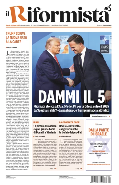 Quotidiano del 26 Giugno 2025