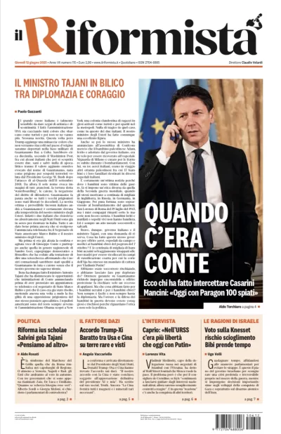 Quotidiano del 12 Giugno 2025