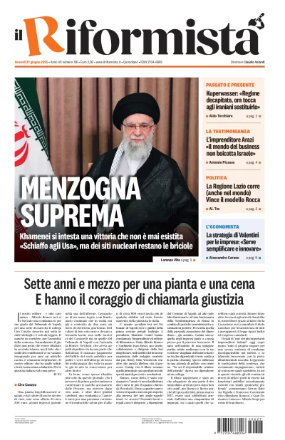 Quotidiano del 27 Giugno 2025
