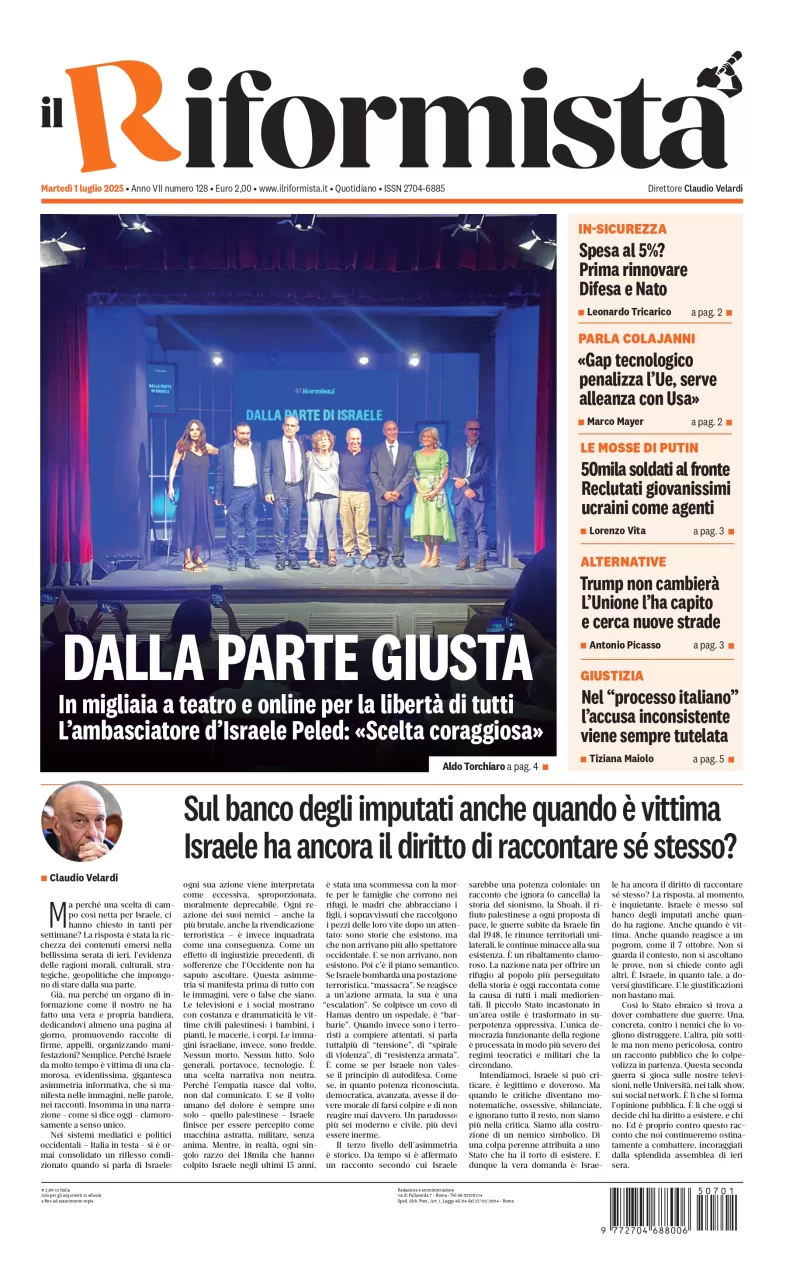 Quotidiano del 1° Luglio 2025