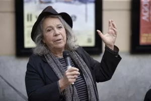 Nella foto Andrée Ruth Shammah
Milano – Italia – Cronaca
Mercoledì, 24 Aprile, 2025 (Foto di Marco Ottico/Lapresse)

For the 80th anniversary of the Liberation, a remembrance of the Jewish Brigade stop in via Lupetta at the mural of the rebel mayors and in front of the Piccolo Teatro Grassi
Milan – Italy – News
Wednesday, 23 April, 2025 (Photo by Marco Ottico/Lapresse)