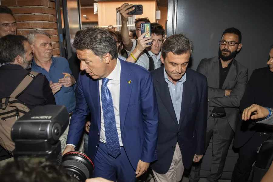 Nella foto da sinistra verso destra Carlo Calenda, Matteo Renzi
Milano – Italia – Cronaca
Venerdì, 06 Giugno, 2025 (Foto di Marco Ottico/Lapresse)

Two States Two Peoples One Destiny
Milan – Italy – News
Friday, 06 June, 2025 (Photo by Marco Ottico/Lapresse)