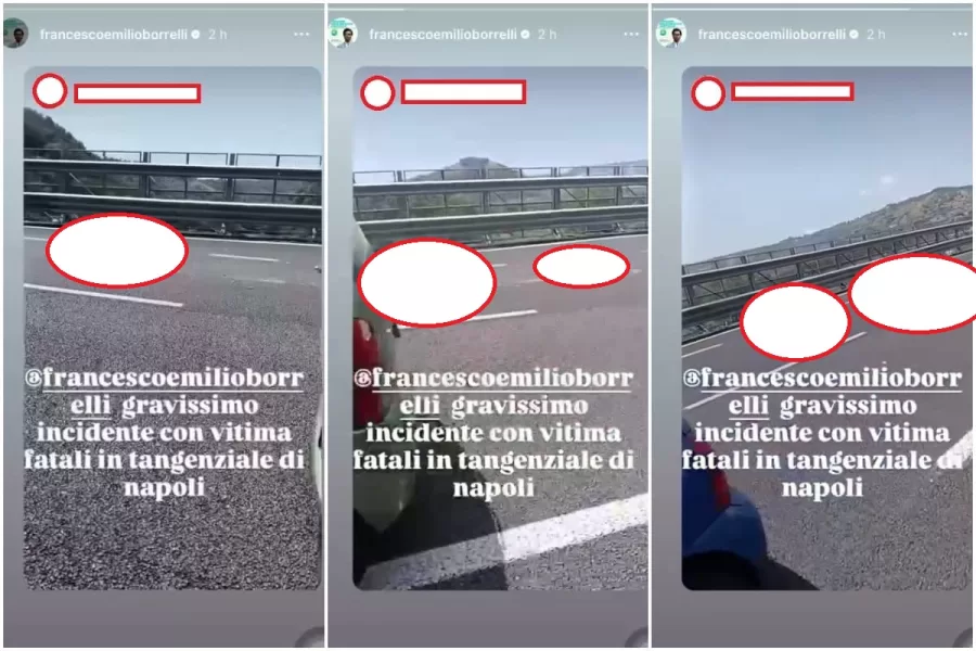Napoli, il video dell’incidente in Tangenziale condiviso sui social da Borrelli: i cadaveri di uomo e donna diffusi senza filtri dal politico che non sbaglia mai