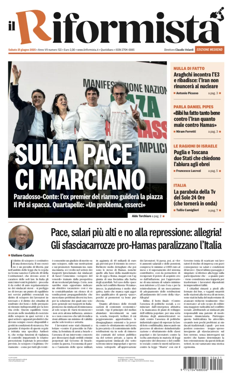 Quotidiano del 21 Giugno 2025