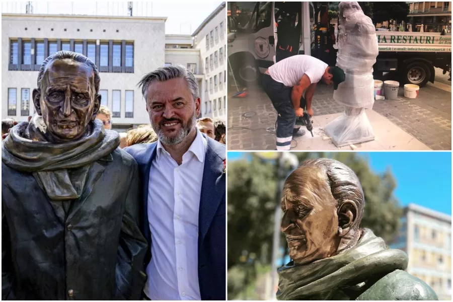 Statua Mancini, la Fondazione annuncia la svolta: tornerà in centro a Cosenza nel giorno di san Giacomo e della caduta del fascismo