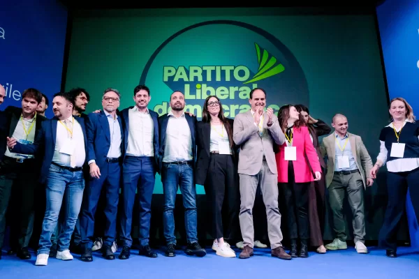 Roberto Bellia, Luigi Marattin, Andrea Marcucci in occasione della presentazione del Partito Liberal Democratico. Roma, Sabato 08 Marzo 2025 (foto Mauro Scrobogna / LaPresse) 

Roberto Bellia, Luigi Marattin, Andrea Marcucci on the occasion of the presentation of the Liberal Democratic Party. Rome Saturday March 08  2025. (Photo by Mauro Scrobogna / LaPresse)
