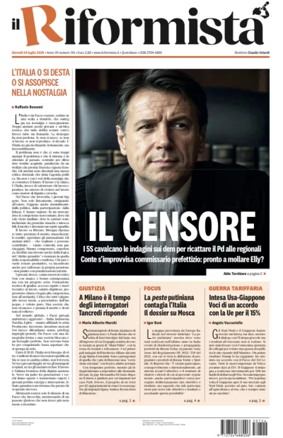 Quotidiano del 24 Luglio 2025