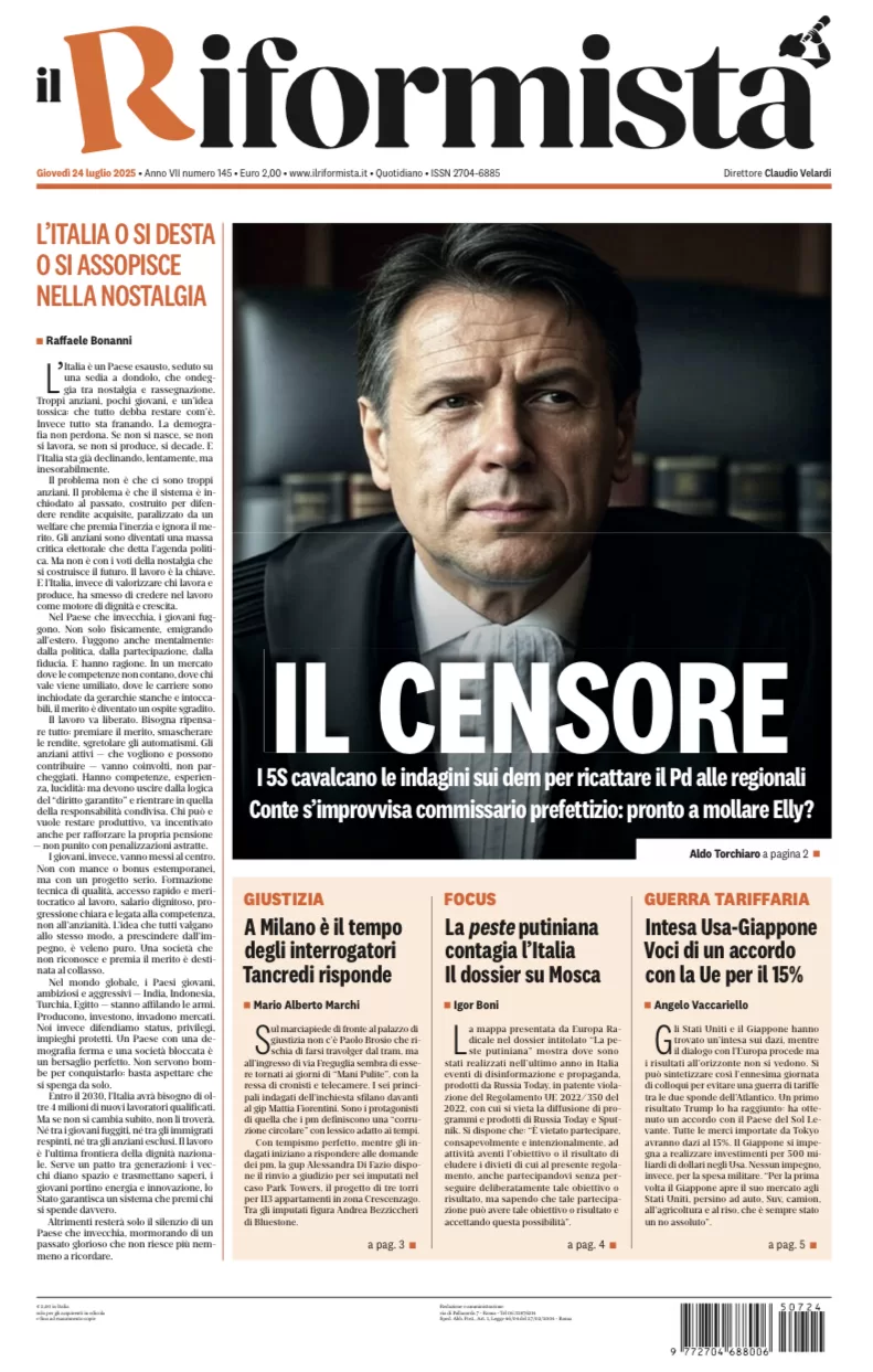 Quotidiano del 24 Luglio 2025