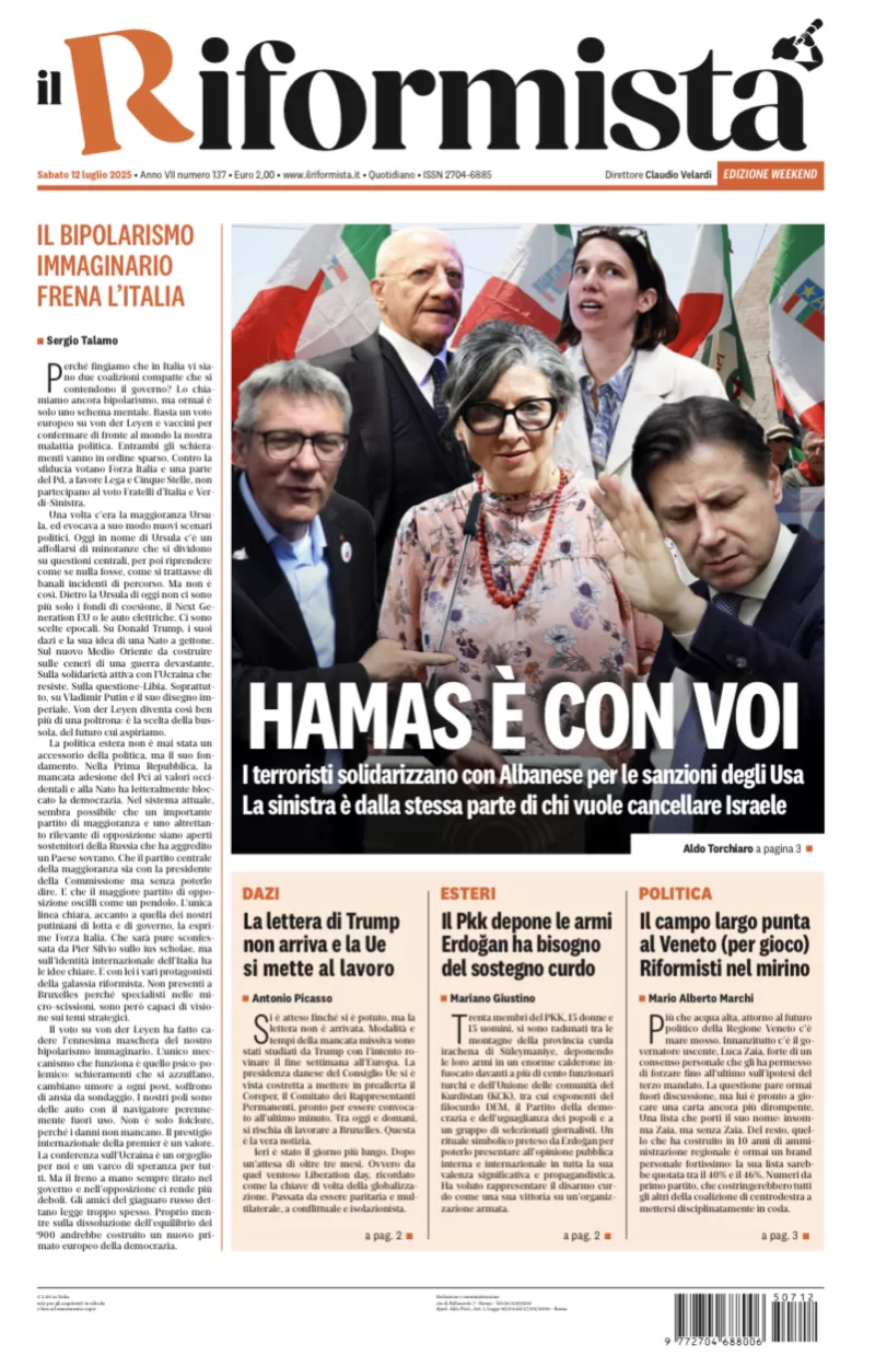 Quotidiano del 12 Luglio 2025