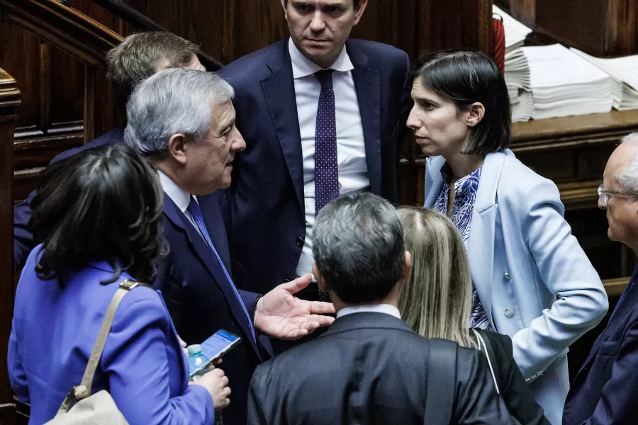 Foto Roberto Monaldo / LaPresse
18-10-2023 Roma 
Politica
Camera dei deputati – Question time
Nella foto Antonio Tajani, Elly Schlein

18-10-2023 Rome (Italy)
Politica
Chamber of deputies – Question time
In the pic Antonio Tajani, Elly Schlein