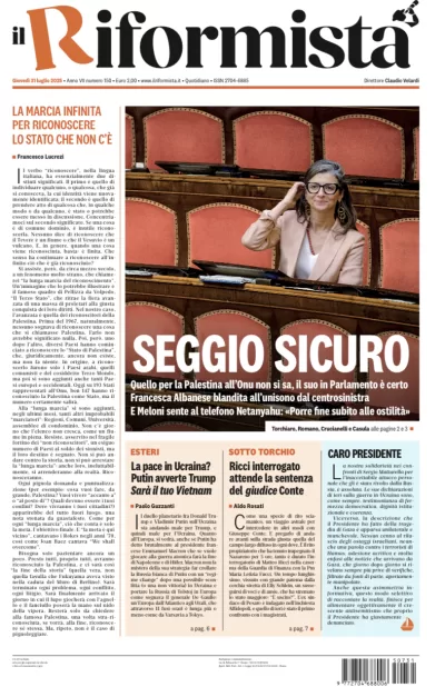 Quotidiano del 31 Luglio 2025