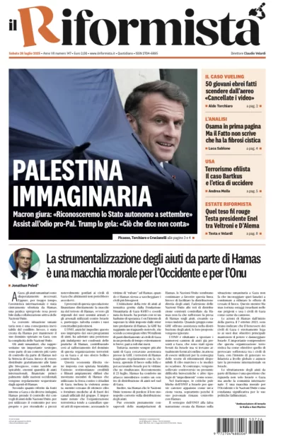 Quotidiano del 26 Luglio 2025