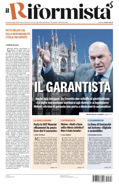 Quotidiano del 18 Luglio 2025