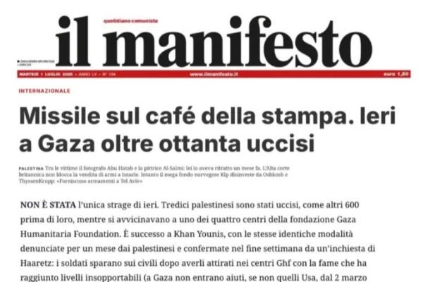 Il Manifesto cita una mezza bufala di Haaretz e poi ci attacca il supplemento ultra-fake, i morti all’Al-Baqa Café gonfiati da Sole 24 Ore e Fanpage