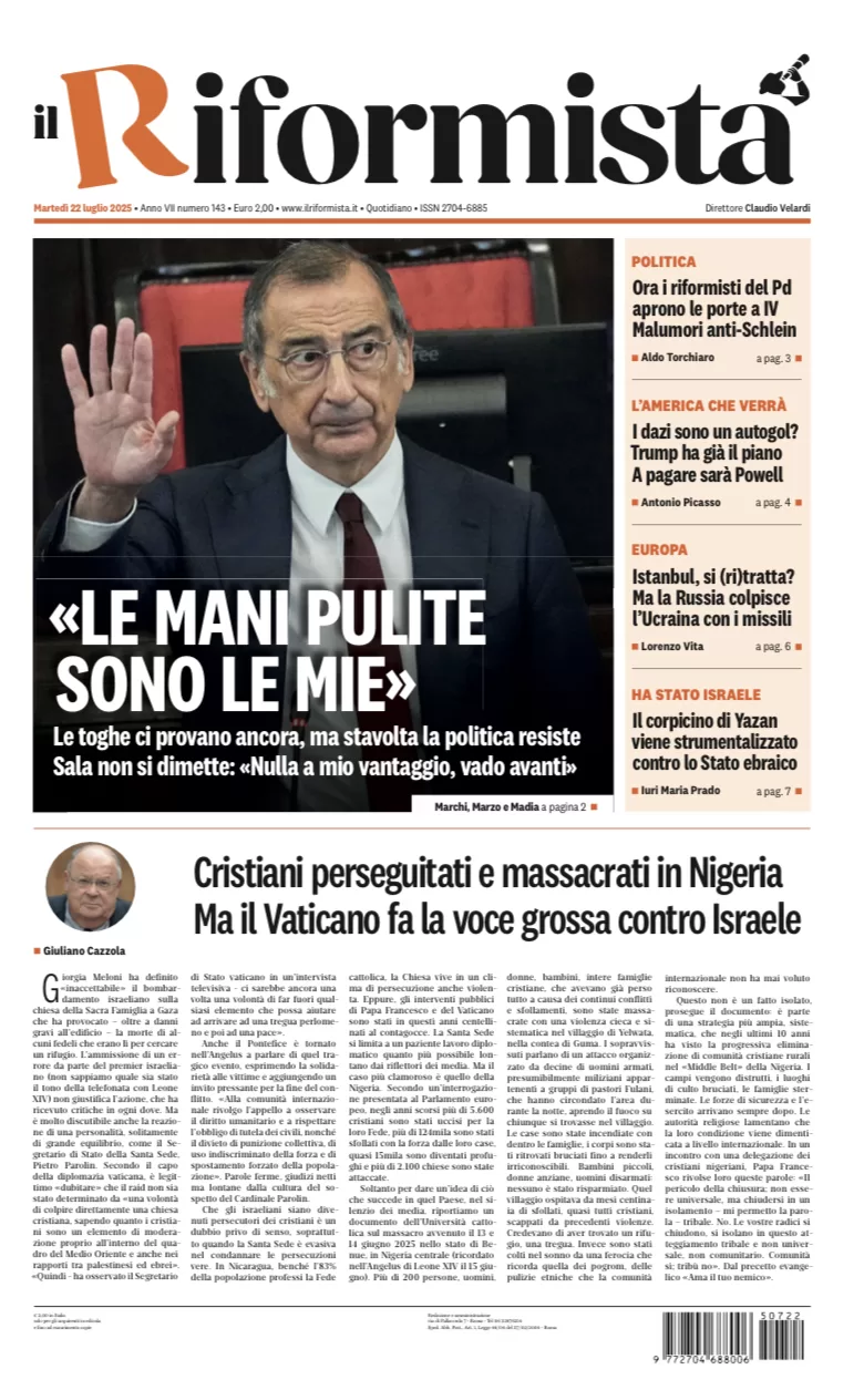 Quotidiano del 22 Luglio 2025