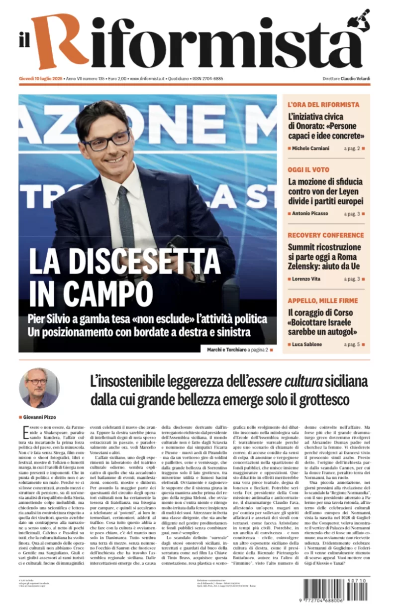 Quotidiano del 10 Luglio 2025
