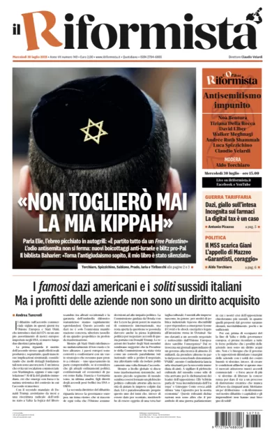 Quotidiano del 30 Luglio 2025