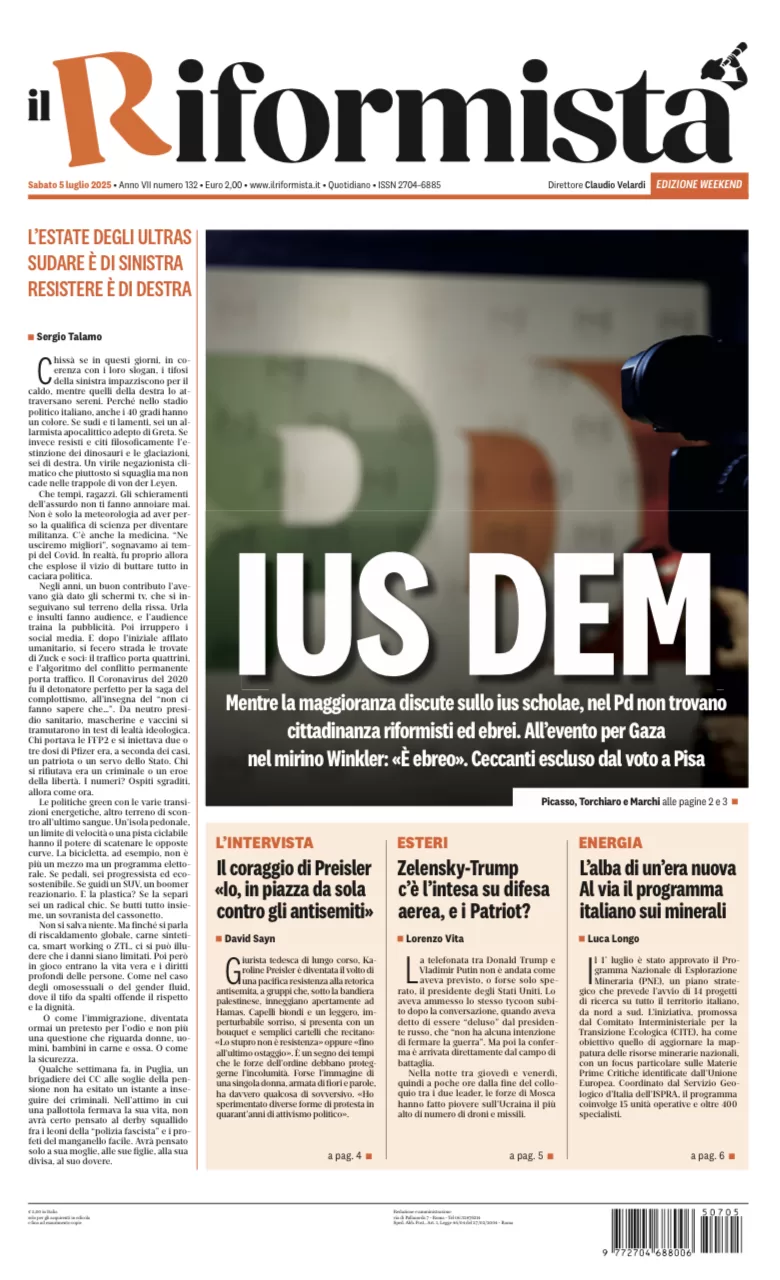 Quotidiano del 5 Luglio 2025