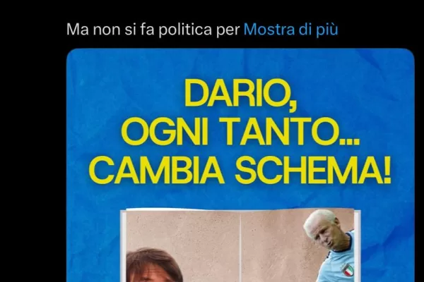 “Franceschini, politico esperto che gioca sempre con lo stesso schema”. Ma Marattin inciampa sul palmares di Trapattoni