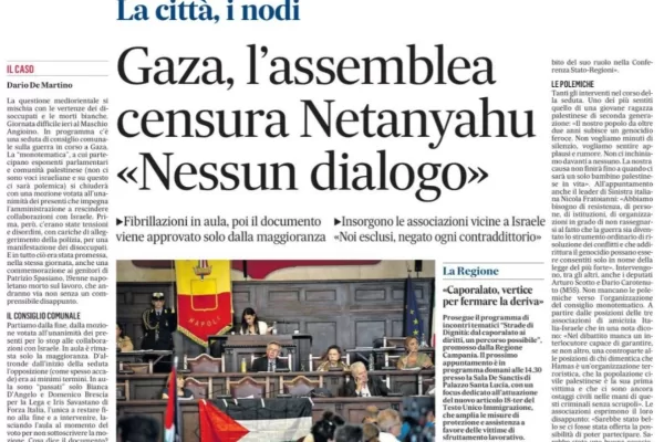 La nuova mozione antisemita è più grave delle leggi razziali: una vergogna nazionale che supera l’orrore del 1938