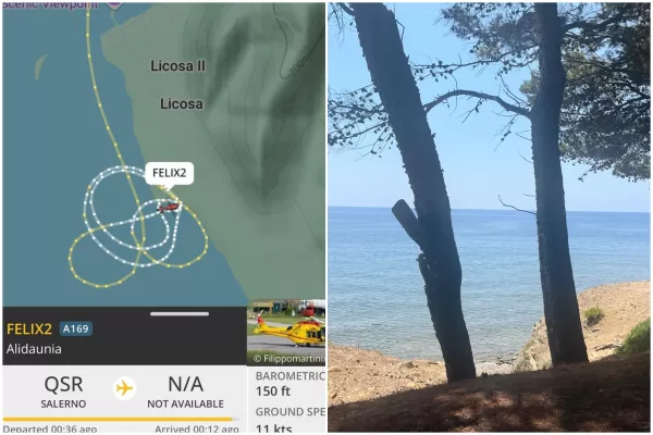 Rischia di annegare mentre fa il bagno con il nipote, 63enne salvato da vigile del fuoco a Punta Licosa Rischia di annegare mentre fa il bagno con il nipote, 63enne salvato da vigile del fuoco a Punta Licosa