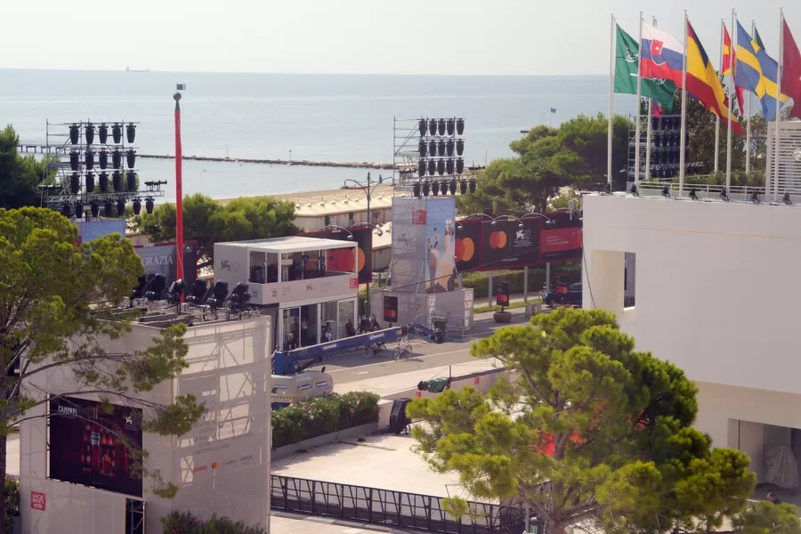 final preparations for the 82th International Venice Filmfestival, August 26 2025, Venice, Italy (photo by Gian Mattia DAlberto/Lapresse)