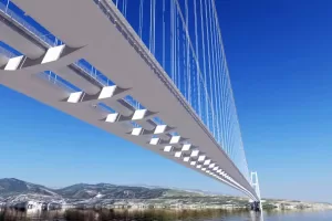 PONTE SULLO STRETTO DI MESSINA RENDER RENDERING PROGETTO