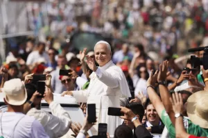 Giubileo dei Giovani : Papa Leone passa tra i ragazzi a Tor Vergata prima della messa  — Roma—Italia — Domenica   3 Agosto 2025 – Cronaca – (foto di Cecilia Fabiano/ LaPresse) 

Youth Jubilee: Pope Leo with Papamobile  passing among the young faithful  at Tor Vergata.— Rome—Italy — Sunday  , August 3, 2025 – News – (photo by Cecilia Fabiano/LaPresse)