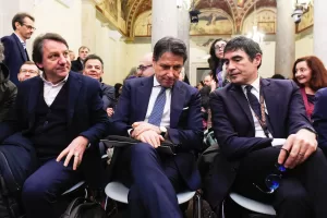 PASQUALE TRIDICO M5S, GIUSEPPE CONTE M5S, NICOLA FRATOIANNI SI