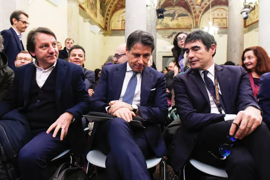 PASQUALE TRIDICO M5S, GIUSEPPE CONTE M5S, NICOLA FRATOIANNI SI