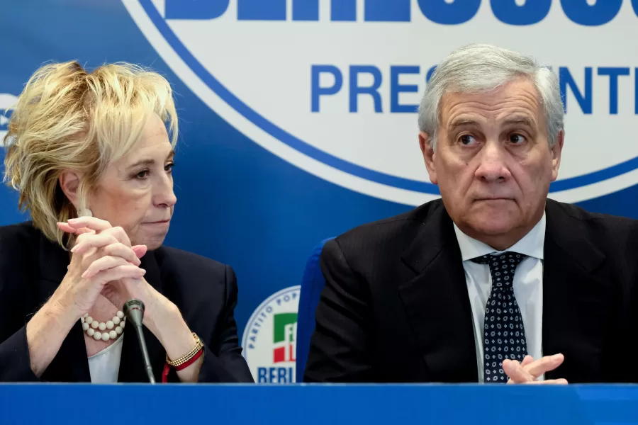 Il vicepresidente del Consiglio e segretario di FI Antonio Tajani, il Presidente della Consulta Nazionale di FI, Letizia Moratti, in occasione della conferenza stampa per la presentazione del disegno di legge di Forza Italia FI sulla medicina di base, "primo elemento della necessaria riforma complessiva del Sistema sanitario nazionale". Camera dei Deputati a Roma, Giovedì 30 Gennaio 2025 (foto Mauro Scrobogna / LaPresse) 

The Vice President of the Council and Secretary of FI Antonio Tajani, the President of the National Council of FI, Letizia Moratti on occasion of the press conference for the presentation of the bill by Forza Italia FI on primary care medicine, "the first element of the necessary overall reform of the National Health System". Chamber of Deputies in Rome, Thursday January 30 2025. (Photo by Mauro Scrobogna / LaPresse)