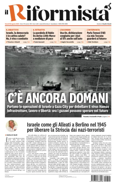 Quotidiano del 22 agosto 2025
