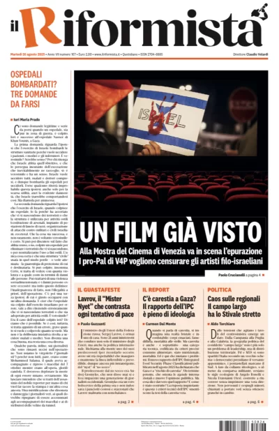 Quotidiano del 26 agosto 2025