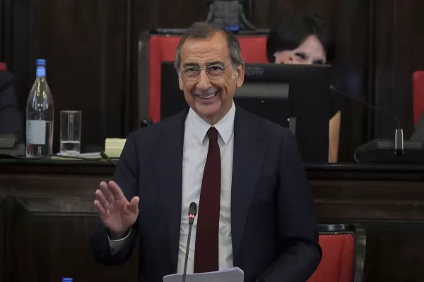 Milan’s Mayor Giuseppe Sala addresses the City Council Monday, July 21, 2025, in Milan, northern Italy, as prosecutors are investigating more than 70 individuals, including Mayor Sala, over a sprawling corruption probe into the city’s real estate industry. (AP Photo/Antonio Calanni) 



Associated Press / LaPresse
Only italy and spain