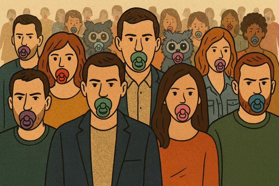 La società della bambinizzazione: dal fanciullino di Pascoli al “ciuccio per adulti”