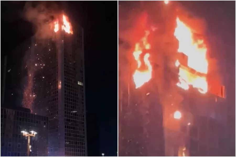 Incendio al Centro Direzionale di Napoli, fiamme negli uffici al 20esimo piano: cause da accertare, nessun ferito