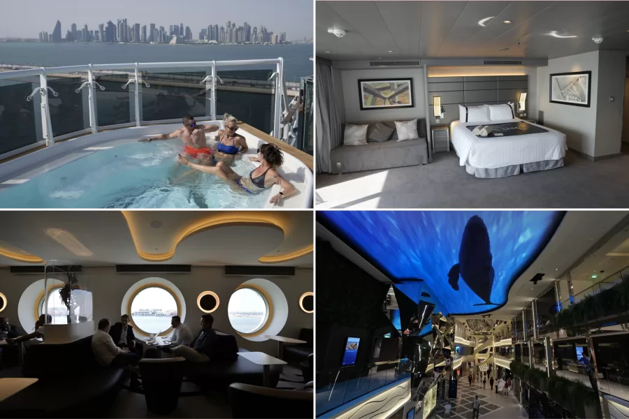 Dentro la nave Msc World Europa: l’area zen, il salone di bellezza e i 13 ristoranti. Nata con i Mondiali in Qatar