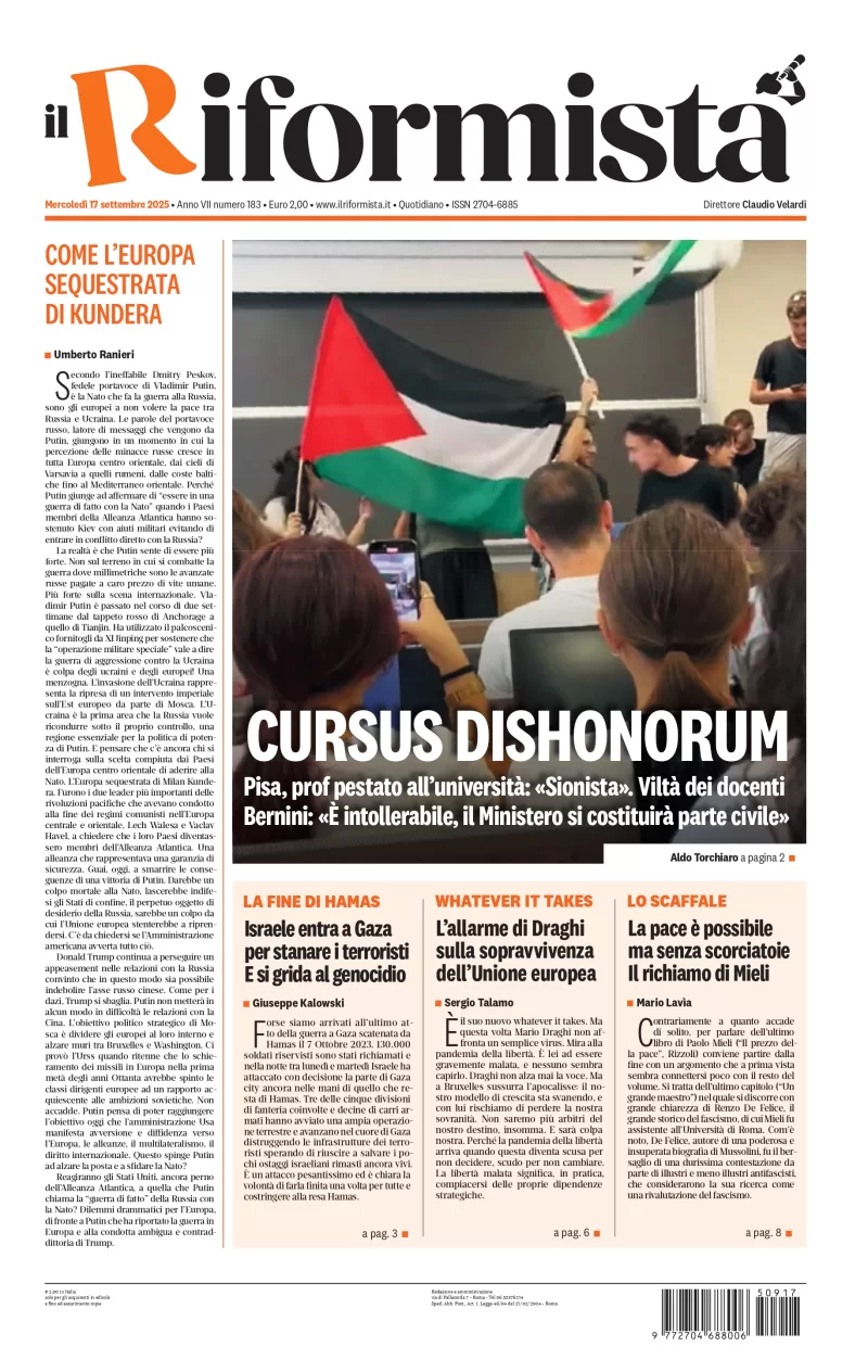 Quotidiano del 17 Settembre 2025