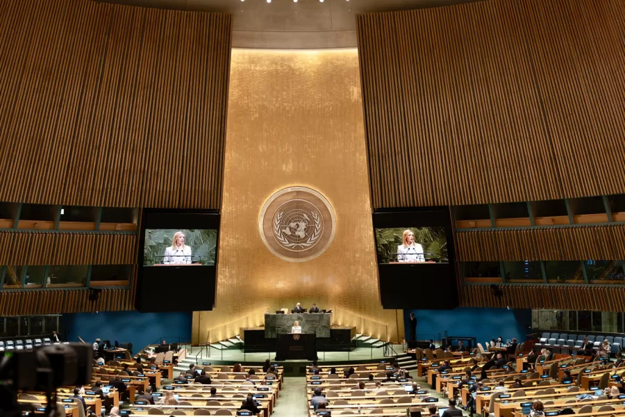 Onu, il discorso di Giorgia Meloni promosso da Campi: “Così dimostra che non è suddita di Trump”