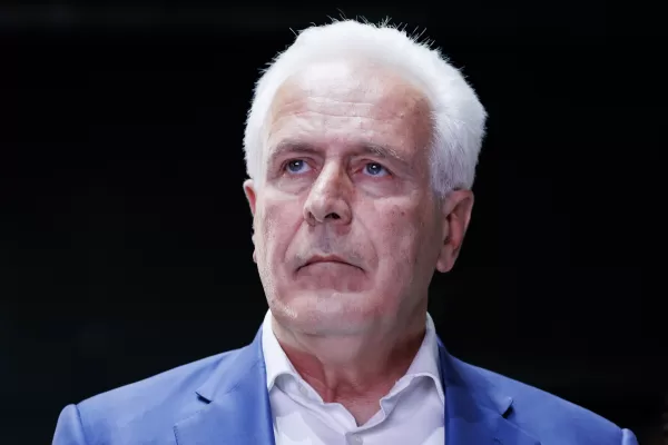 Il presidente della regione Toscana Eugenio Giani durante la Conferenza nazionale del Partito democratico sulle politiche industriali, Roma, Sabato 12 Luglio 2025 (Foto Roberto Monaldo / LaPresse) 

Eugenio Giani during the National conference of the Democratic party on industrial policies, Rome, Saturday, July 12, 2025 (Photo by Roberto Monaldo / LaPresse)